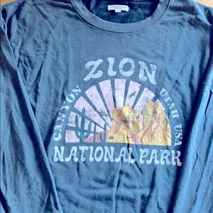 Long sleeve Zion National park shirt